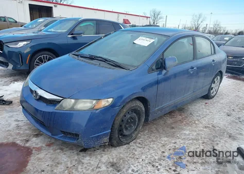 2010 Honda Civic Lx z USA, uszkodzony, nr VIN 2HGFA1F55AH316315